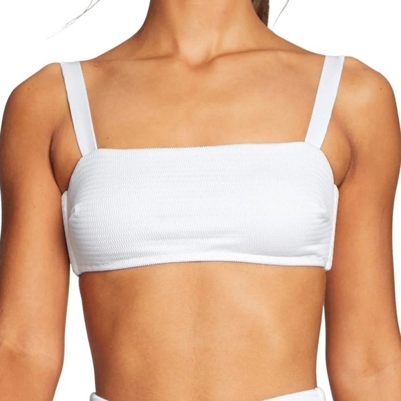 NWT Vitamin A Nico Bikini Top in Light Blue EcoTex - Picture 5 of 6